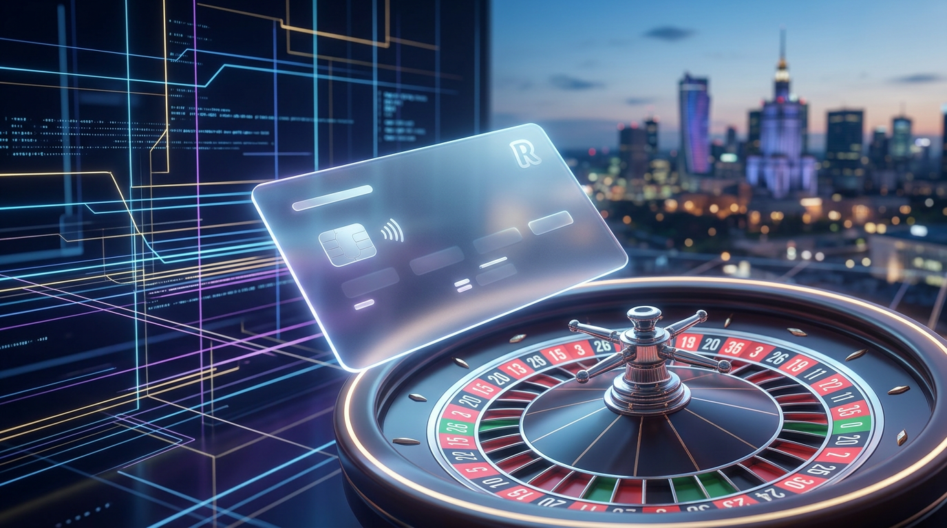 Digital representation of Revolut payment in a modern online casino environment